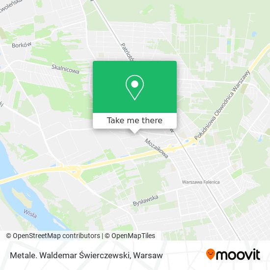 Metale. Waldemar Świerczewski map