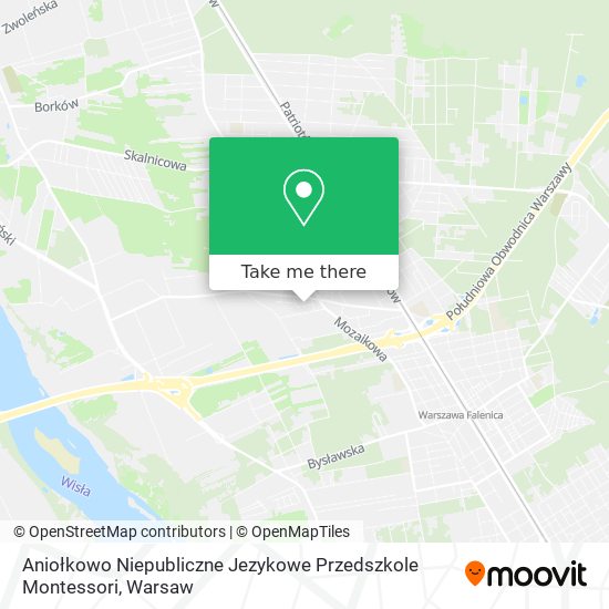 Aniołkowo Niepubliczne Jezykowe Przedszkole Montessori map