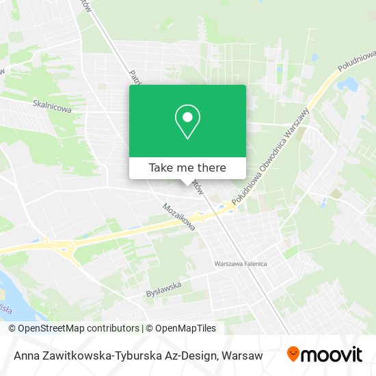 Anna Zawitkowska-Tyburska Az-Design map