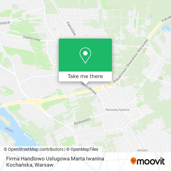 Firma Handlowo Usługowa Marta Iwanina Kochańska map