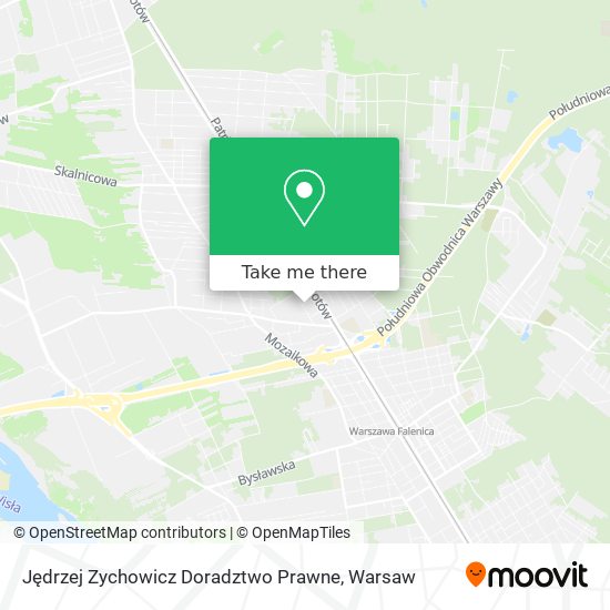 Jędrzej Zychowicz Doradztwo Prawne map