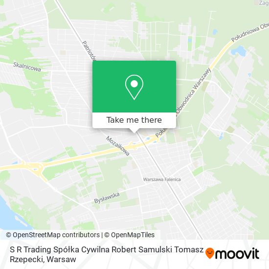 S R Trading Spółka Cywilna Robert Samulski Tomasz Rzepecki map