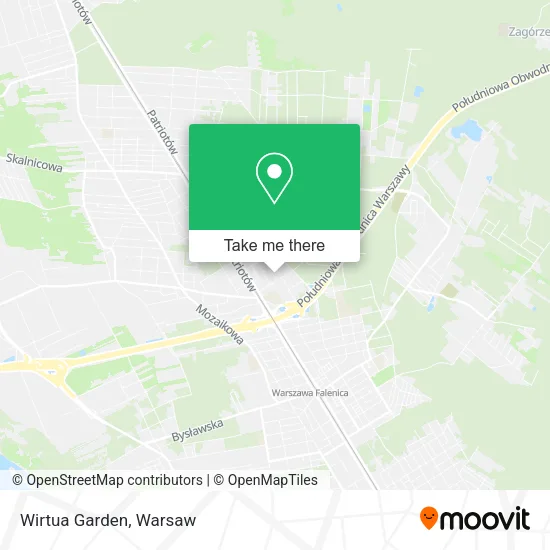 Wirtua Garden map