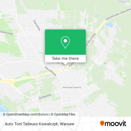 Карта Auto Toni Tadeusz Kowalczyk