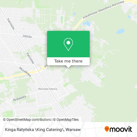 Kinga Ratyńska \King Catering\ map