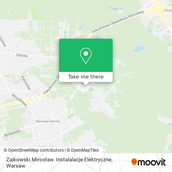 Zajkowski Mirosław. Instalalacje Elektryczne map