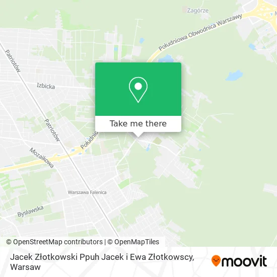Карта Jacek Złotkowski Ppuh Jacek i Ewa Złotkowscy
