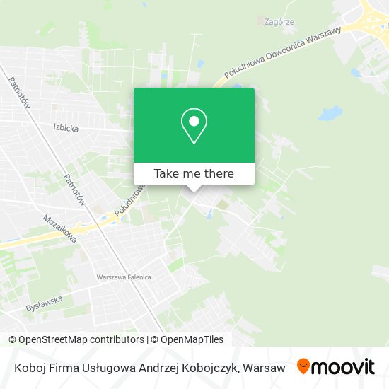 Koboj Firma Usługowa Andrzej Kobojczyk map