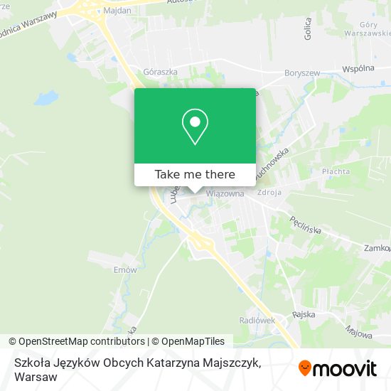 Szkoła Języków Obcych Katarzyna Majszczyk map