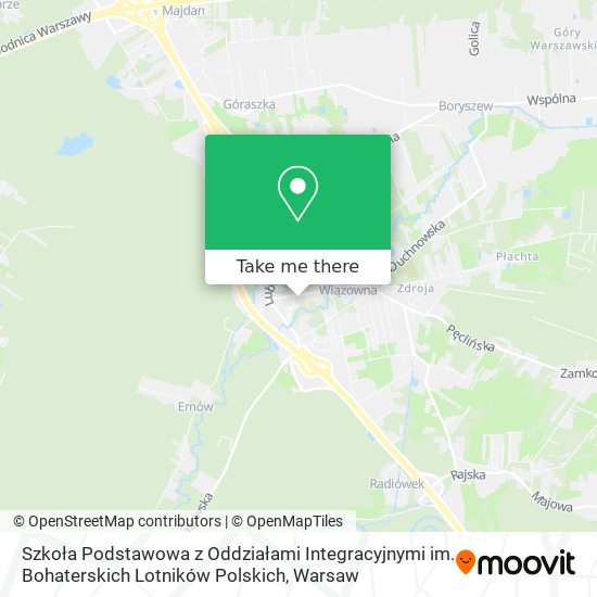 Szkoła Podstawowa z Oddziałami Integracyjnymi im. Bohaterskich Lotników Polskich map