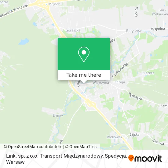 Карта Link. sp. z o.o. Transport Międzynarodowy, Spedycja
