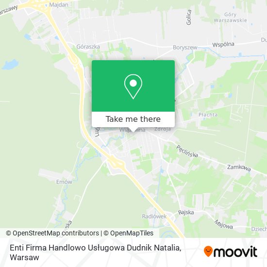 Enti Firma Handlowo Usługowa Dudnik Natalia map