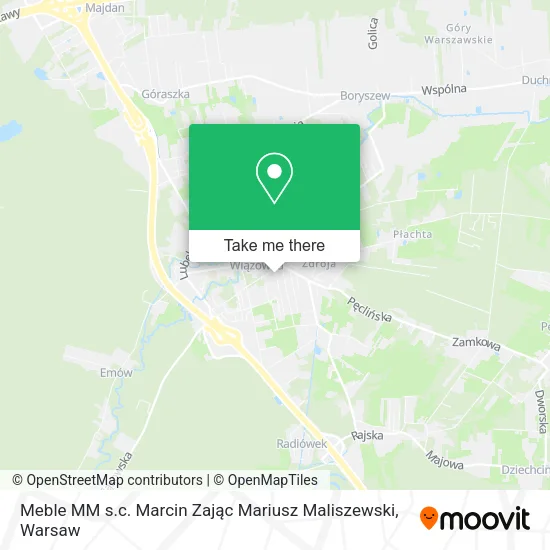 Карта Meble MM s.c. Marcin Zając Mariusz Maliszewski