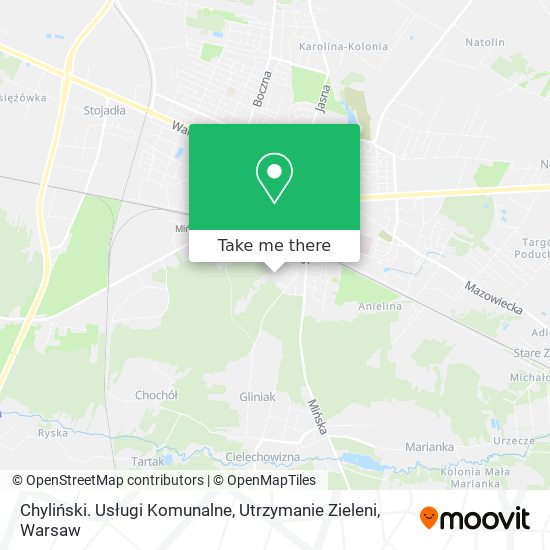 Chyliński. Usługi Komunalne, Utrzymanie Zieleni map