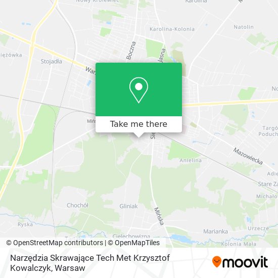 Narzędzia Skrawające Tech Met Krzysztof Kowalczyk map