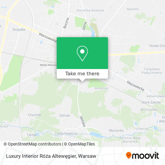 Luxury Interior Róża Altewęgier map