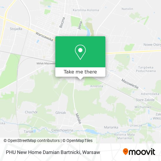 PHU New Home Damian Bartnicki map