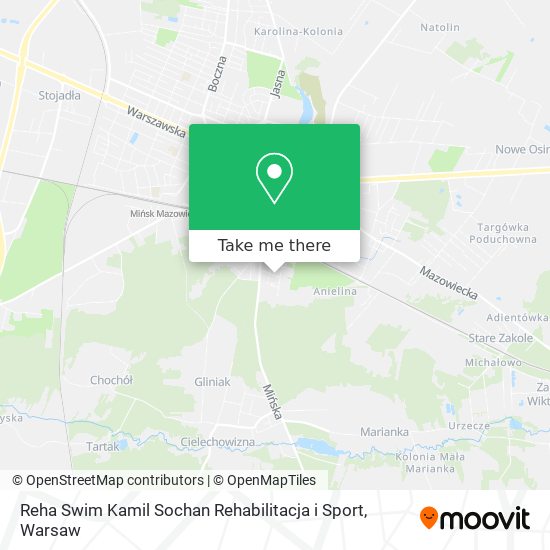 Reha Swim Kamil Sochan Rehabilitacja i Sport map