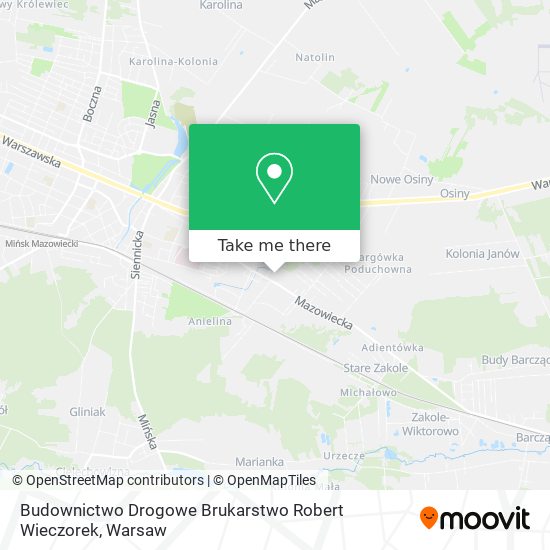 Budownictwo Drogowe Brukarstwo Robert Wieczorek map