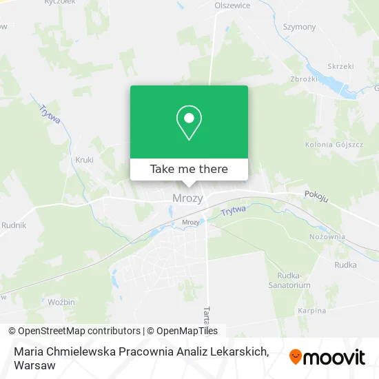 Maria Chmielewska Pracownia Analiz Lekarskich map