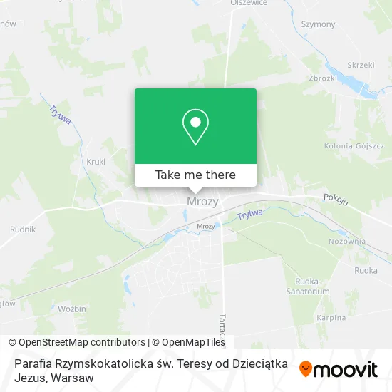 Parafia Rzymskokatolicka św. Teresy od Dzieciątka Jezus map