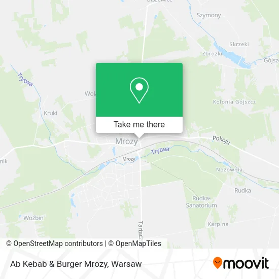 Карта Ab Kebab & Burger Mrozy