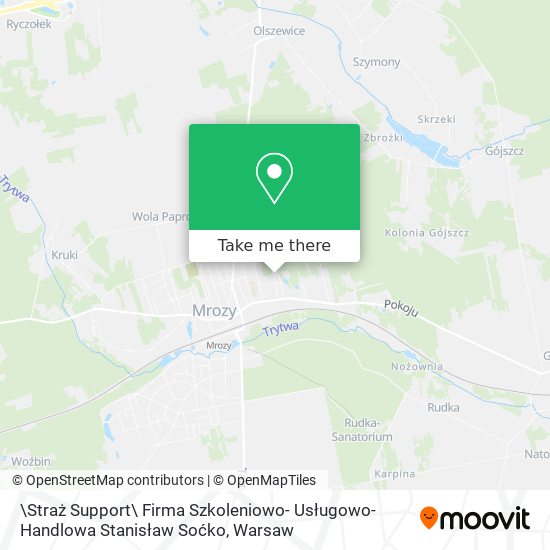 \Straż Support\ Firma Szkoleniowo- Usługowo-Handlowa Stanisław Soćko map