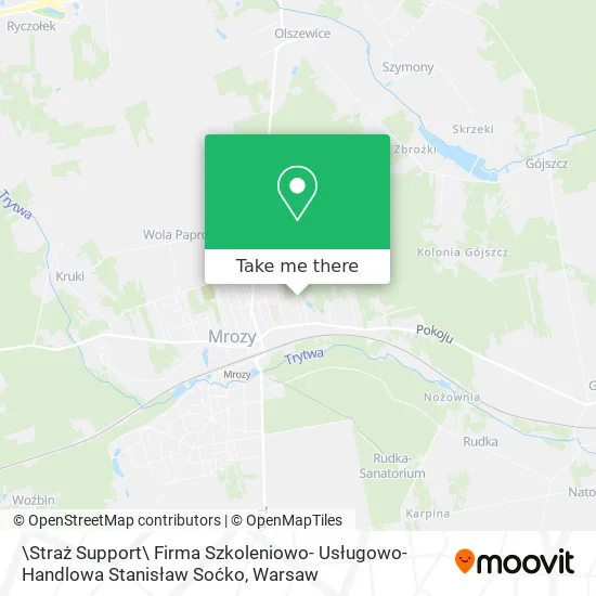 \Straż Support\ Firma Szkoleniowo- Usługowo-Handlowa Stanisław Soćko map