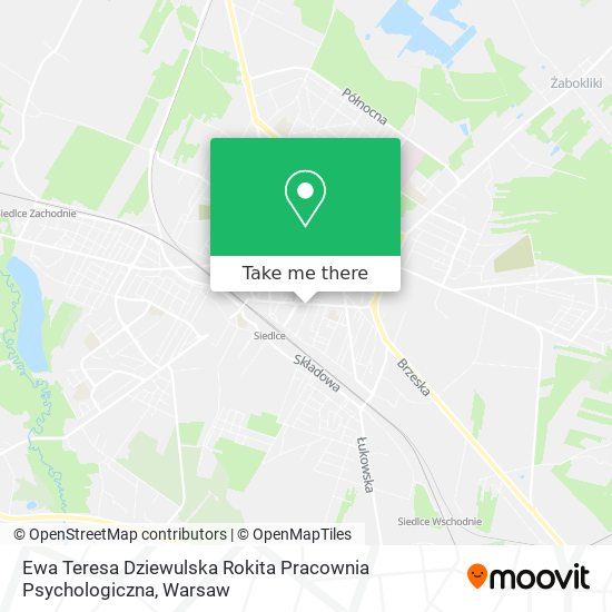 Ewa Teresa Dziewulska Rokita Pracownia Psychologiczna map