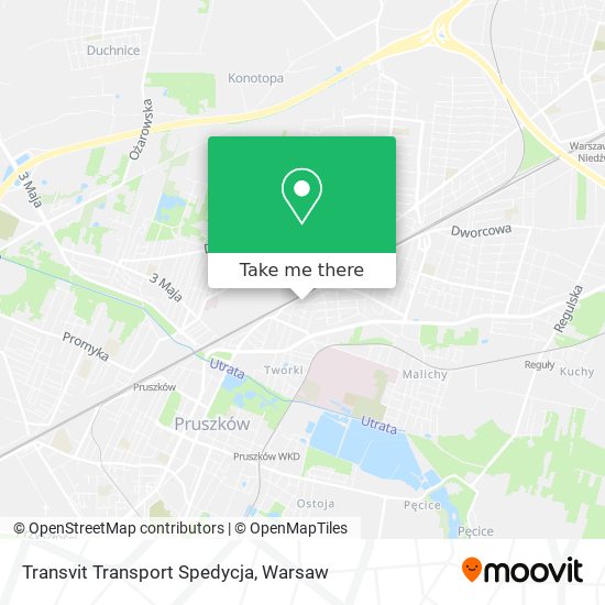 Transvit Transport Spedycja map