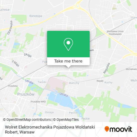 Wolret Elektromechanika Pojazdowa Woldański Robert map