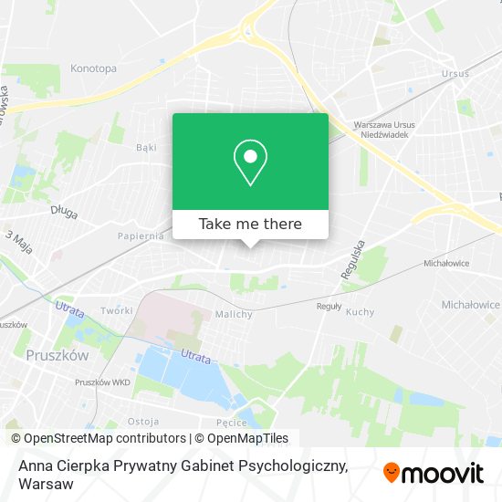 Anna Cierpka Prywatny Gabinet Psychologiczny map