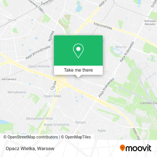 Opacz Wielka map