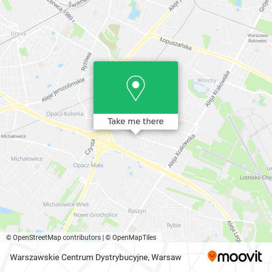 Warszawskie Centrum Dystrybucyjne map