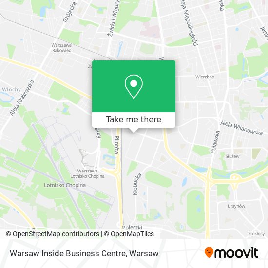 Warsaw Inside Business Centre map