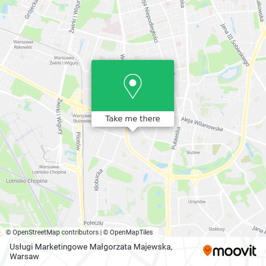 Usługi Marketingowe Małgorzata Majewska map