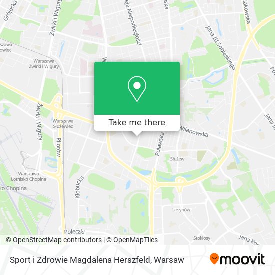 Sport i Zdrowie Magdalena Herszfeld map