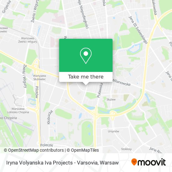 Карта Iryna Volyanska Iva Projects - Varsovia