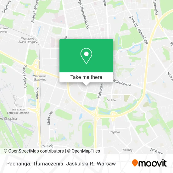 Pachanga. Tłumaczenia. Jaskulski R. map