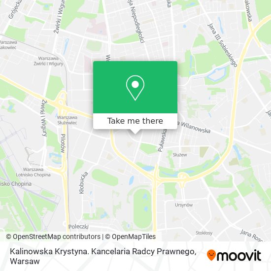 Kalinowska Krystyna. Kancelaria Radcy Prawnego map