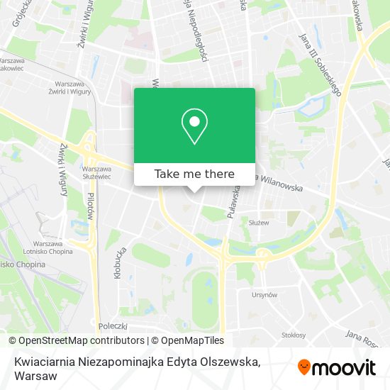 Kwiaciarnia Niezapominajka Edyta Olszewska map