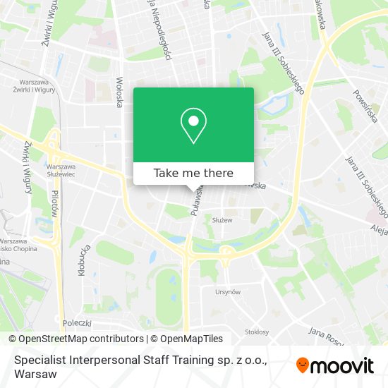 Specialist Interpersonal Staff Training sp. z o.o. map