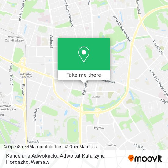 Kancelaria Adwokacka Adwokat Katarzyna Horoszko map