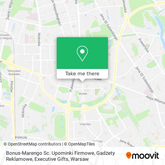 Bonus-Marengo Sc. Upominki Firmowe, Gadżety Reklamowe, Executive Gifts map