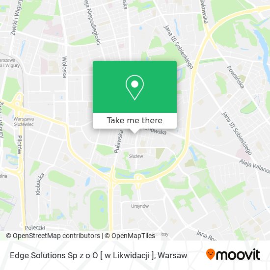 Edge Solutions Sp z o O [ w Likwidacji ] map