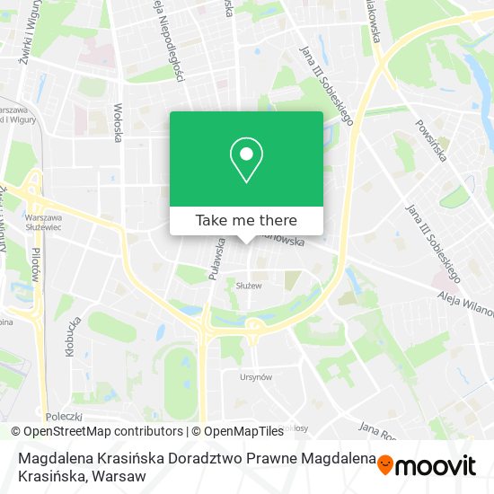 Карта Magdalena Krasińska Doradztwo Prawne Magdalena Krasińska