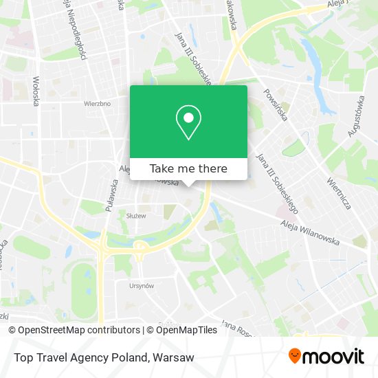 Карта Top Travel Agency Poland