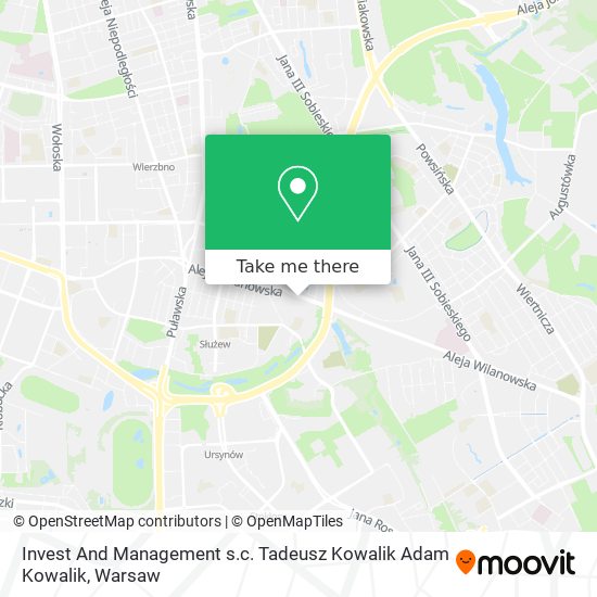 Invest And Management s.c. Tadeusz Kowalik Adam Kowalik map