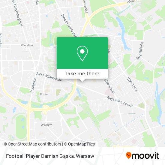 Football Player Damian Gąska map