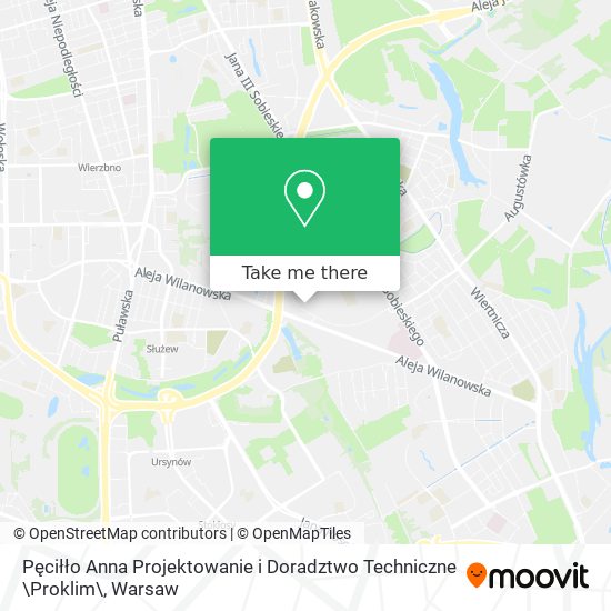 Pęciłło Anna Projektowanie i Doradztwo Techniczne \Proklim\ map